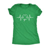  St Patricks Heart Beat Womens T Shirt 