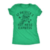  St Patricks Hot Mess Express Womens T Shirt 