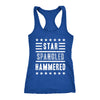 Star Spangled Hammered Womens Tank Top
