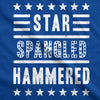 Star Spangled Hammered Womens Tank Top