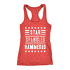 Star Spangled Hammered Womens Tank Top