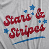  Stars And Stripes Glitter Womens T Shirt 