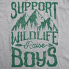  Support Wildlife Raise Boys Womens T Shirt 