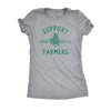  Support Your Local Farmers Womens T Shirt 
