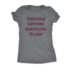  Thanksgiving Cooking Team Womens T Shirt 