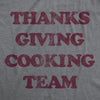  Thanksgiving Cooking Team Womens T Shirt 
