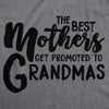  The Best Mothers Get Promoted To Grandmas Womens T Shirt 