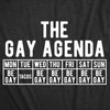  The Gay Agenda Womens T Shirt 