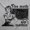 The Math Aint Mathin Womens T Shirt 