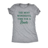  The Most Wonderful Time For A Beer Womens T Shirt 