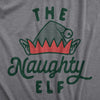  The Naughty Elf Womens T Shirt 