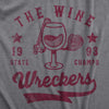  The Wine Wreckers State Champs Womens T Shirt 