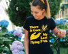  There Goes My Last Flying Fuck Womens T Shirt 