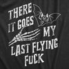  There It Goes My Last Flying Fuck Halloween Womens T Shirt 
