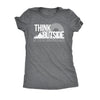  Think Outside No Box Necessary Womens T Shirt 