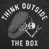  Think Outside The Box Coffin Womens T Shirt 