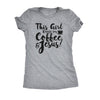  This Girl Runs Off Coffee And Jesus Womens T Shirt 