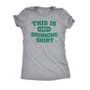  This Is My Drinking Shirt Womens T Shirt 