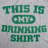  This Is My Drinking Shirt Womens T Shirt 