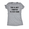  This Is Why I Wanted To Stay Home Womens T Shirt 