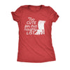  Too Cute For That Naughty List Womens T Shirt 