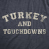  Turkey And Touchdowns Womens T Shirt 