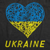 Ukraine Heart Womens T Shirt 