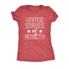  United States Of Anxiety Womens T Shirt 