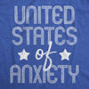  United States Of Anxiety Womens T Shirt 