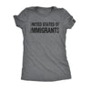  United States Of Immigrants Womens T Shirt 