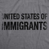  United States Of Immigrants Womens T Shirt 