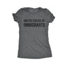  United States Of Immigrants Womens T Shirt 