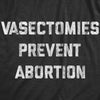  Vasectomies Prevent Abortion Womens T Shirt 