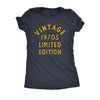  Vintage 1970s Limited Edition Womens T Shirt 
