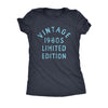  Vintage 1980s Limited Edition Womens T Shirt 
