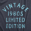  Vintage 1980s Limited Edition Womens T Shirt 