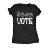  Vote Sign Language Womens T Shirt 