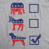  Voting Ballot Dog Womens T Shirt 