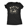  Wanted Retro Cowgirl Womens T Shirt 