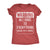  Warning Allergic To Everything Womens T Shirt 
