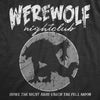  Werewolf Nightclub Womens T Shirt 