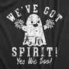  Weve Got Spirit Yes We Boo Womens T Shirt 