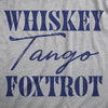  Whiskey Tango Foxtrot Womens T Shirt 