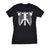  White Skeleton Rib Cage Womens T Shirt 