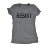  Womens Resist T Shirts Political Anti Authority Protest Tees Rebel Rally March Tee 