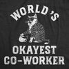  Worlds Okayest Co Worker Womens T Shirt 