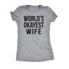  Worlds Okayest Wife Womens T Shirt 