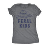  Wranglin Feral Kids Womens T Shirt 