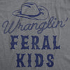  Wranglin Feral Kids Womens T Shirt 