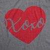  Xoxo Script Heart Womens T Shirt 